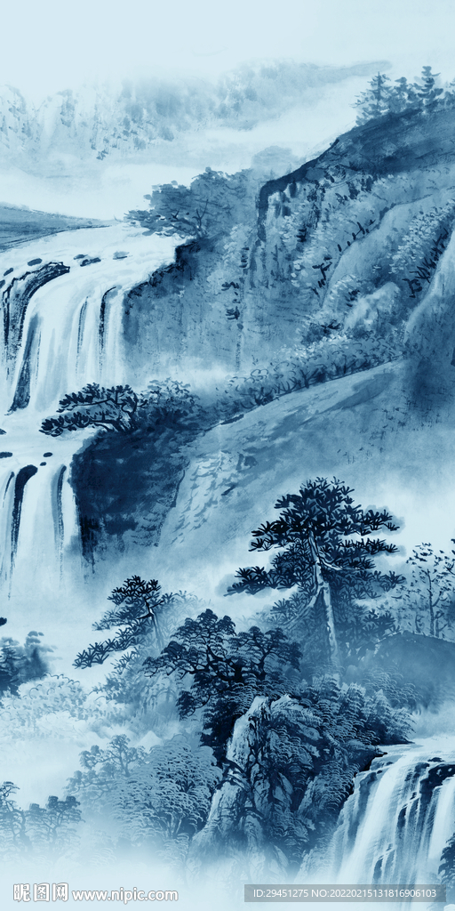 人气 最新玄关山水 tif分层