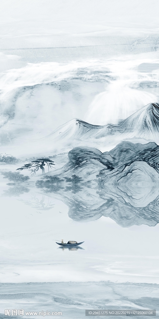 大气 最新玄关山水 tif分层