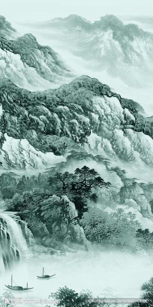 新中式别墅现代玄关 TIF分层