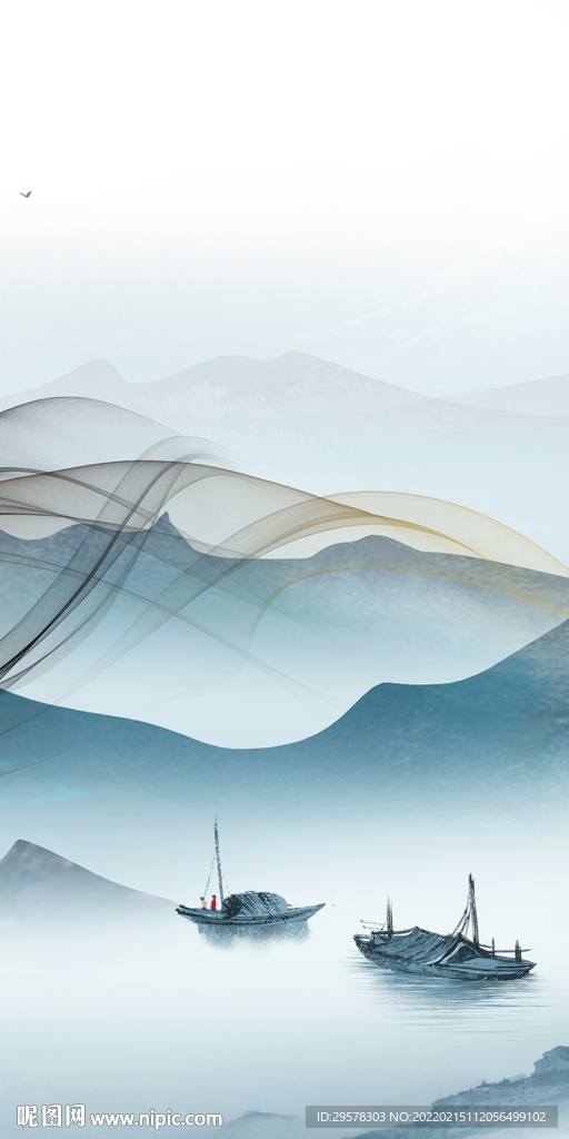 高端意境现代玄关 TIF分层