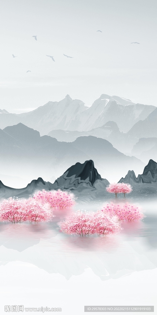 最新 现代新玄关画 TIF分层