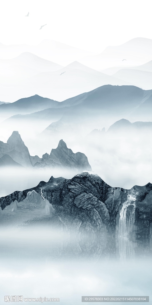 大气别墅现代玄关 TIF分层