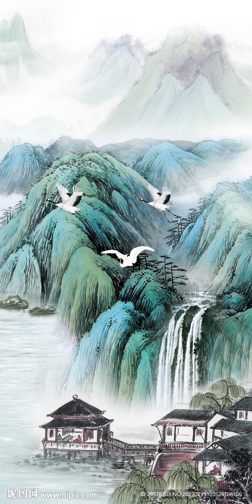 高清 现代新玄关画 TIF分层