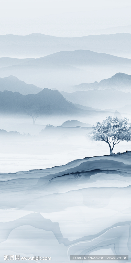 新上架最新山水玄关 TIF分层