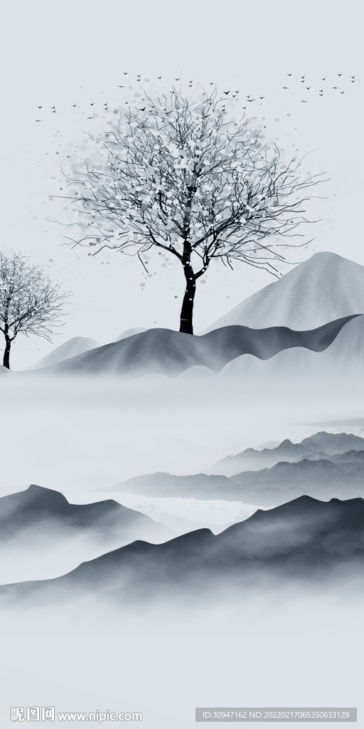 爆款简约别墅玄关 TIF分层