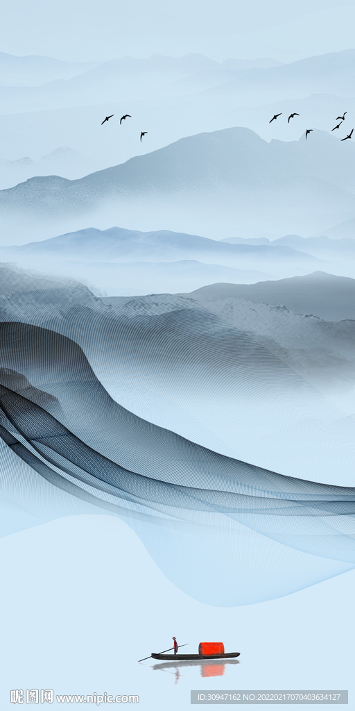 意境中式简约玄关 TIF分层