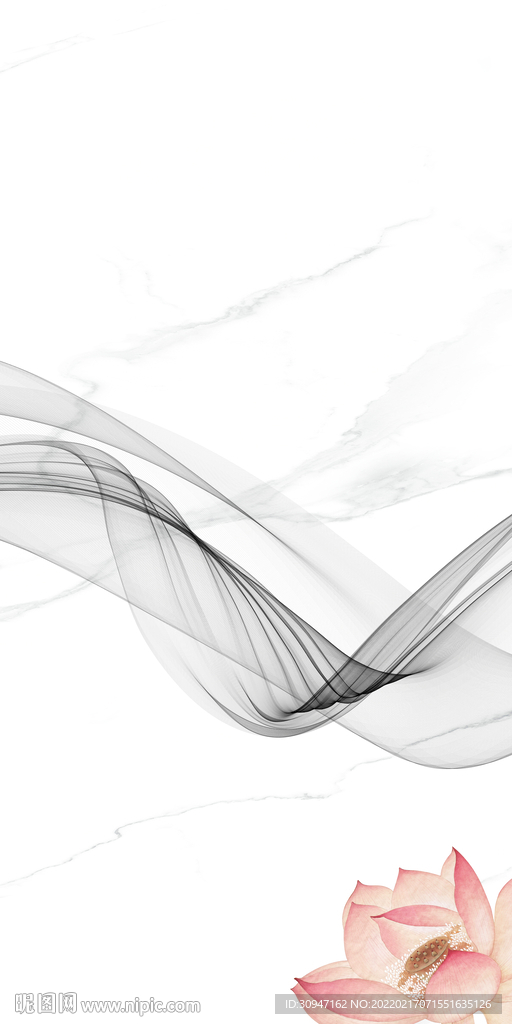 爵士白中式简约玄关 TIF分层