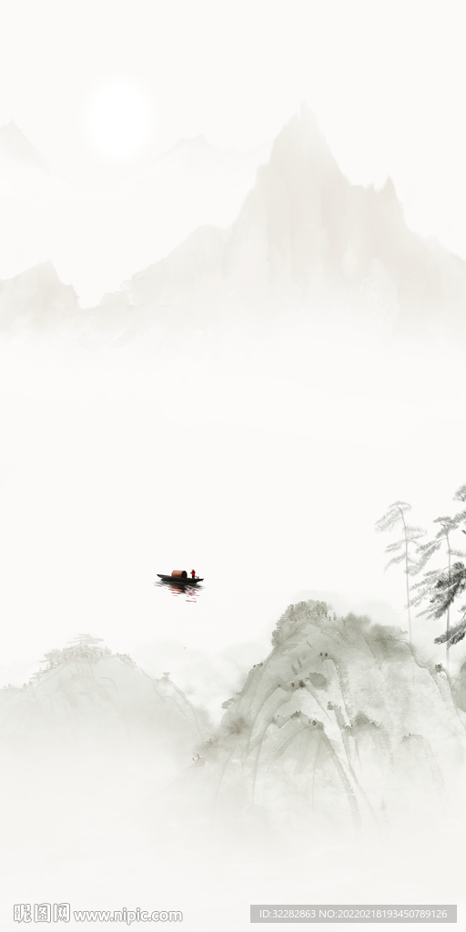 别墅最新中式玄关 tif分层