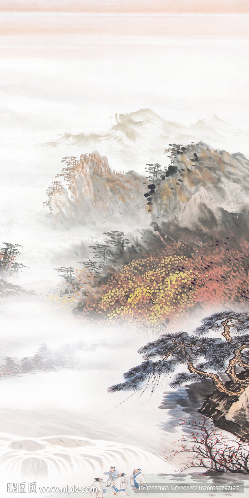 人气高清中式玄关 tif分层