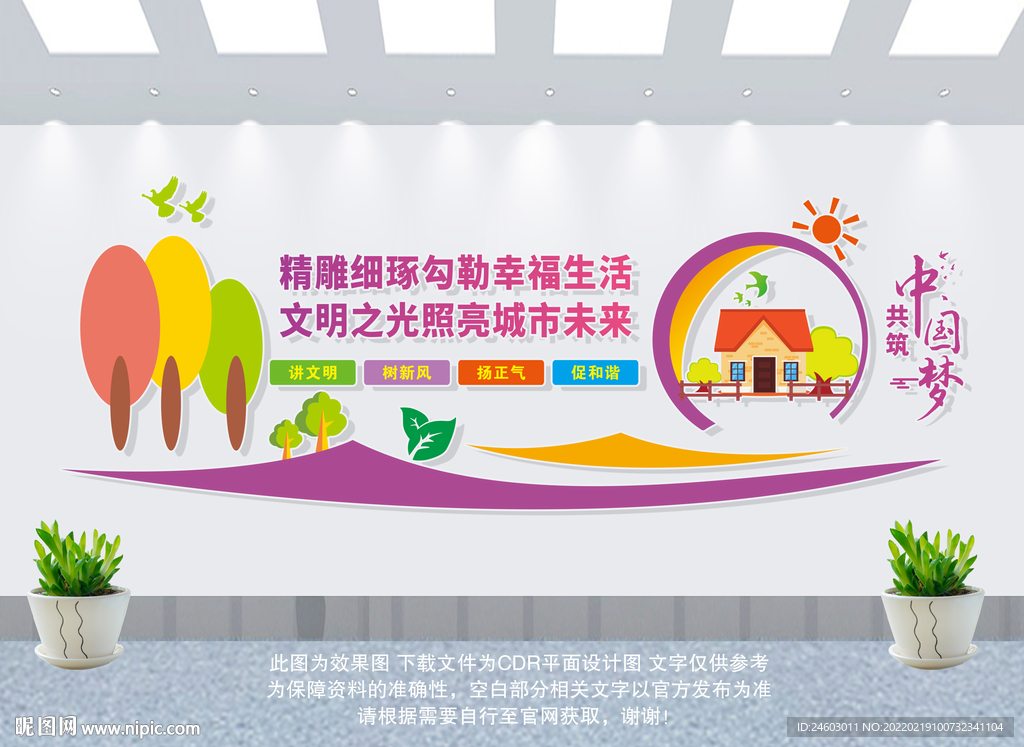 文明城市文化墙