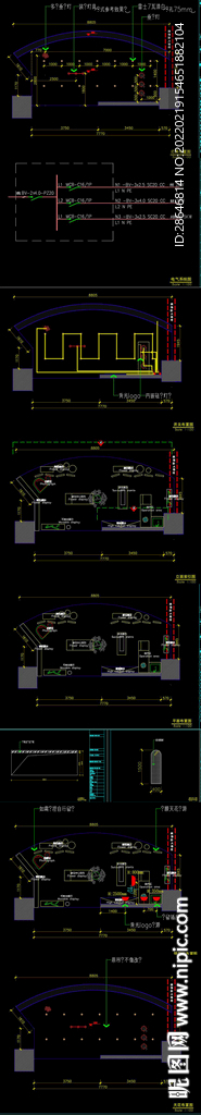 全套花店CAD施工图 