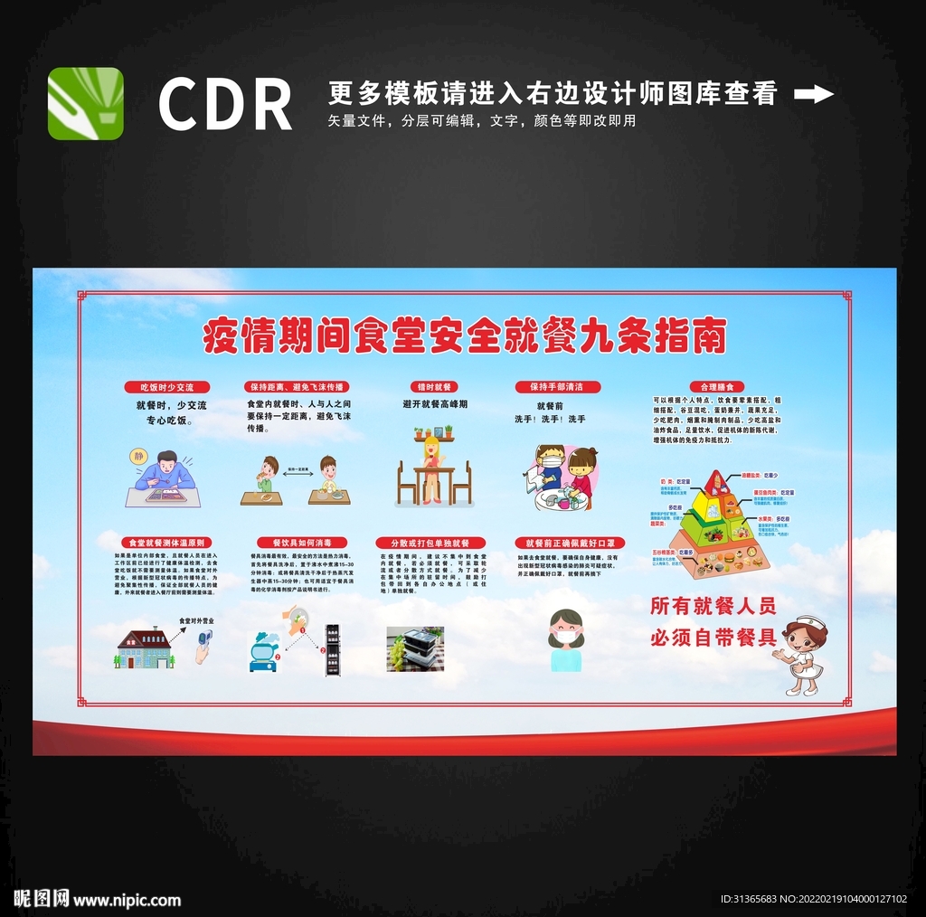 食堂就餐九条指南图片