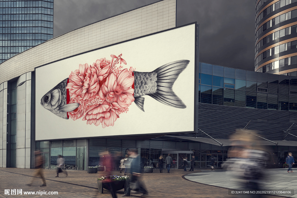 超市生鲜区创意鱼