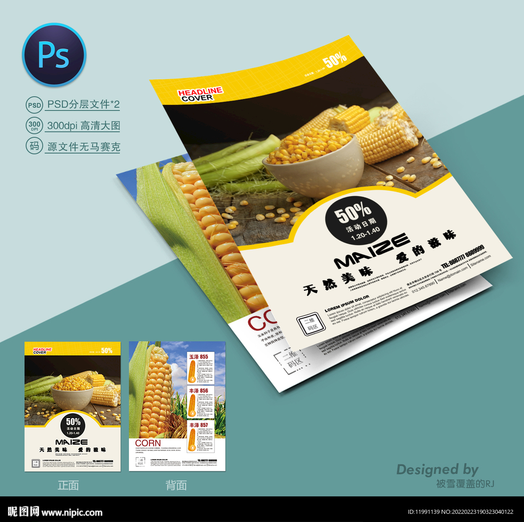 玉米种子宣传单