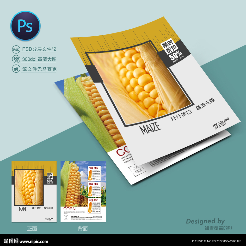 玉米种子宣传单