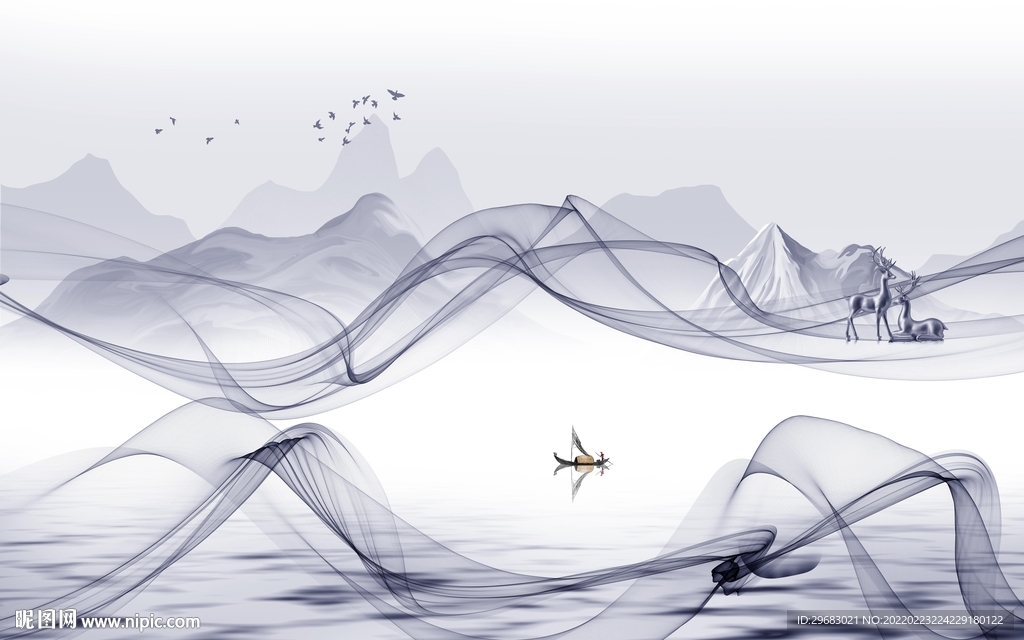 高清 别墅高端山水 TIF分层