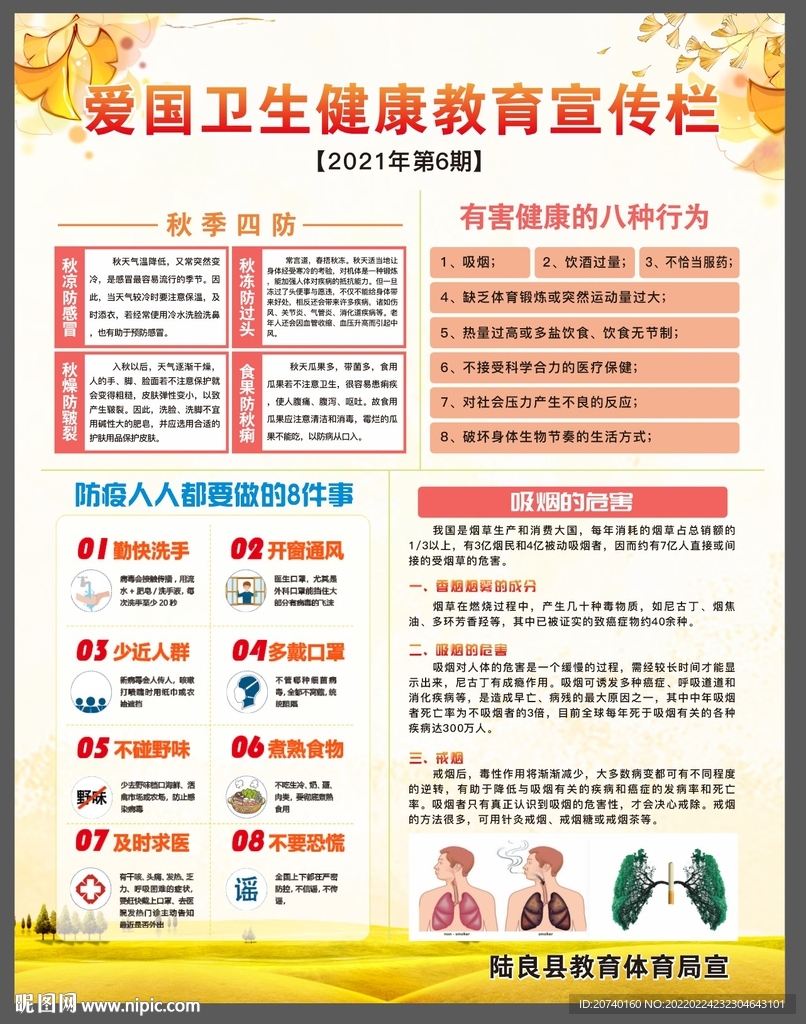 健康教育宣传海报