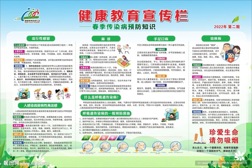 春季常见传染病宣传栏