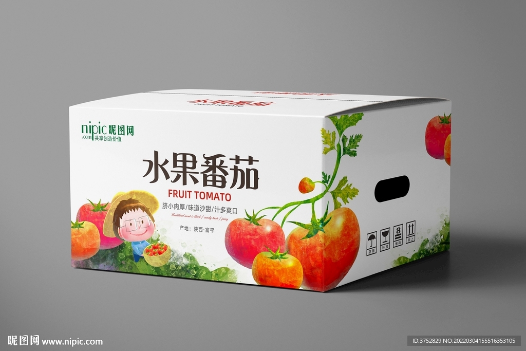 水果番茄 水果西红柿设计平面图