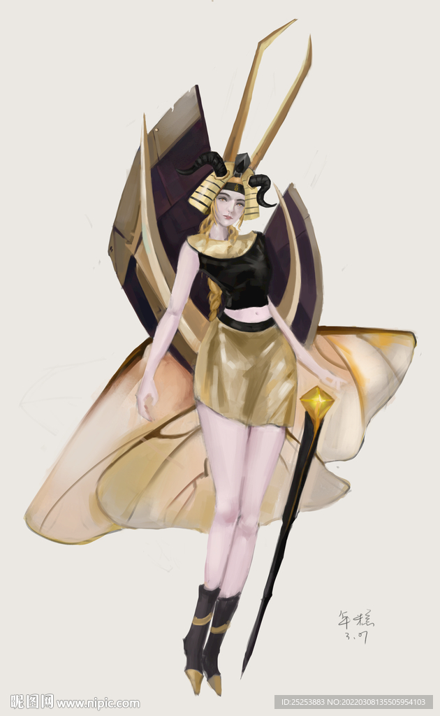 游戏服装人物设计