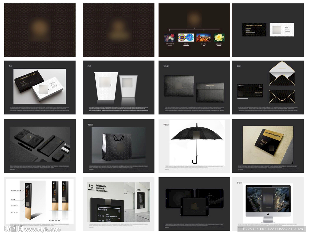 黑金 高端 豪宅 地产 提案图