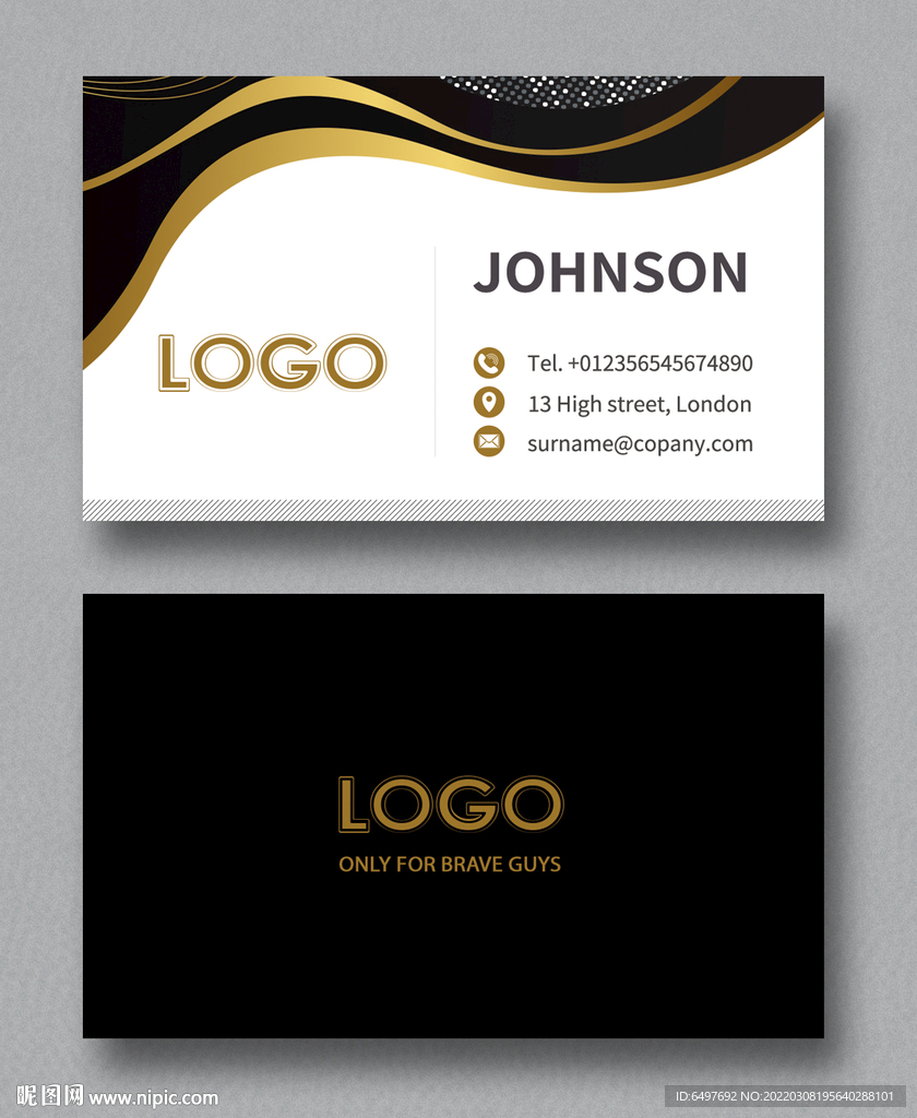 简约商务名片 图片