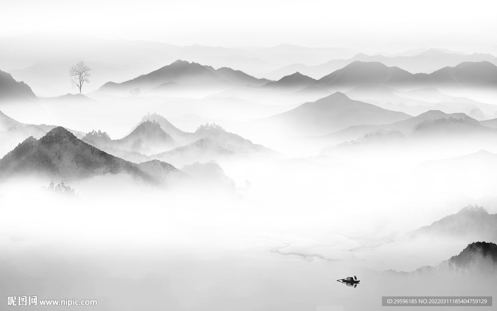 新款最新高端山水 TIF分层