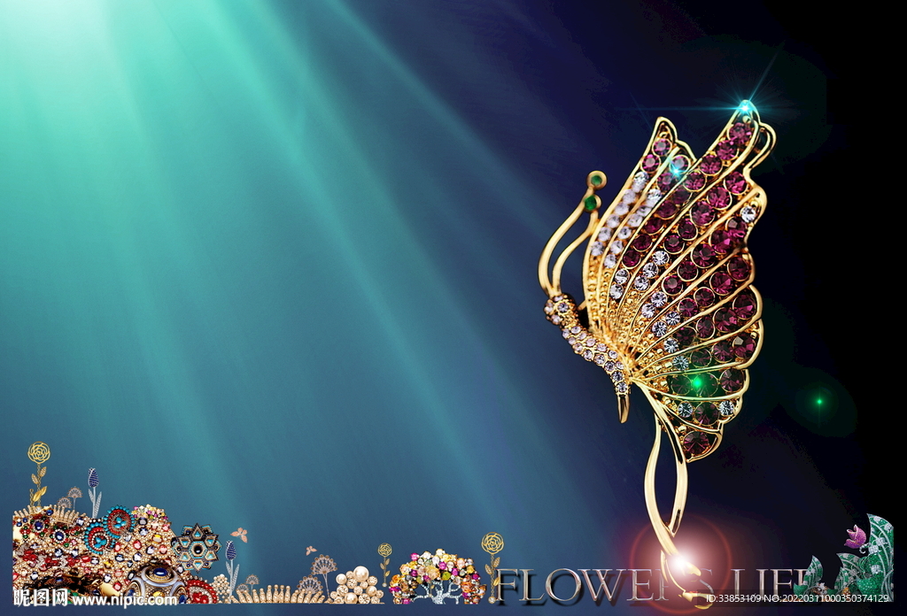 地产提案 别墅海报图片