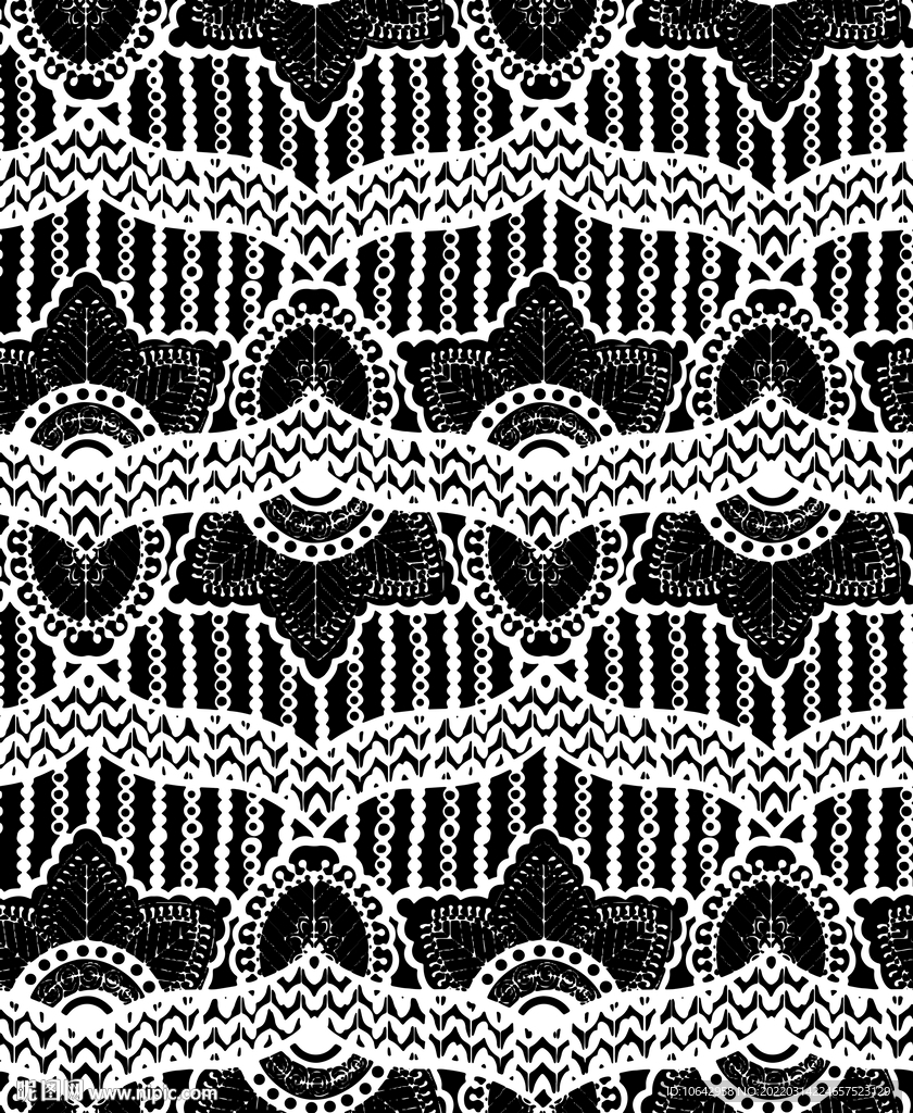 蕾丝花边矢量图案