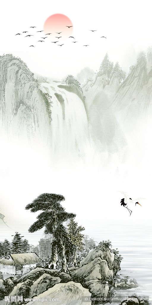 新中式新款简约玄关 TIF分层