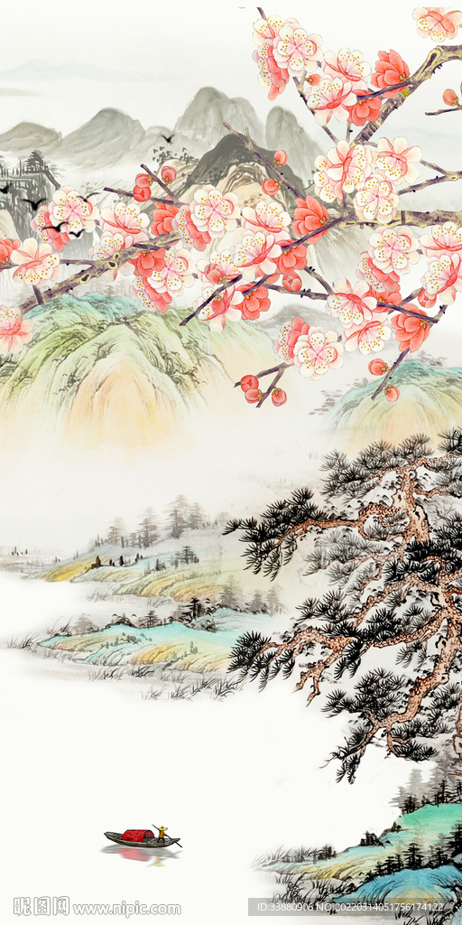 古风新款简约玄关 TIF分层