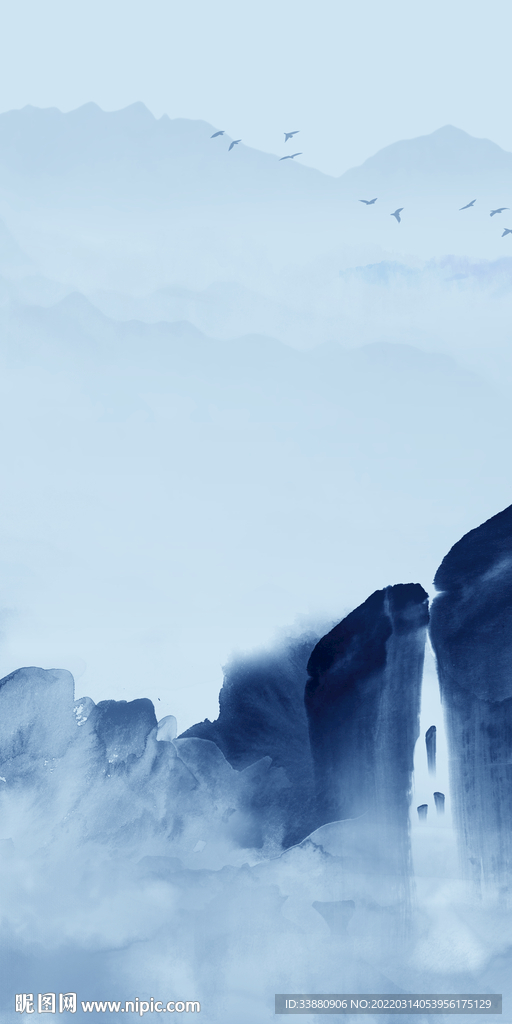 意境高清中式玄关 TIF分层