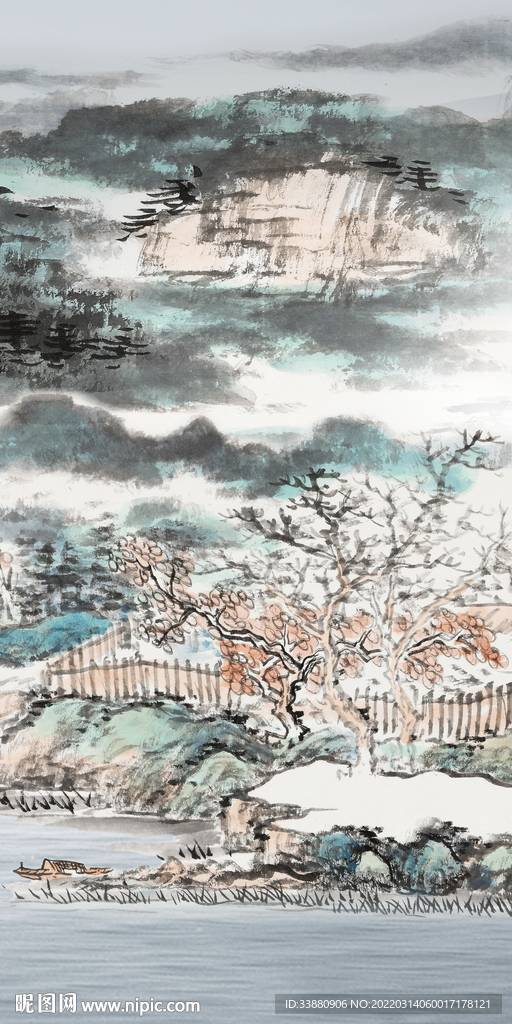 爆款 高清中式玄关 TIF分层