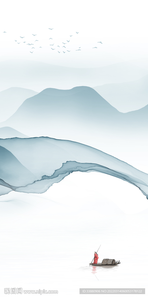 高端 背景墙玄关画 TIF分层