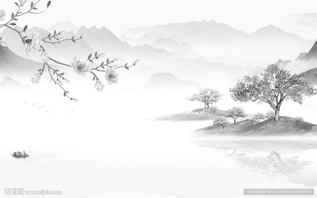 人气 高端风景山水 tif分层