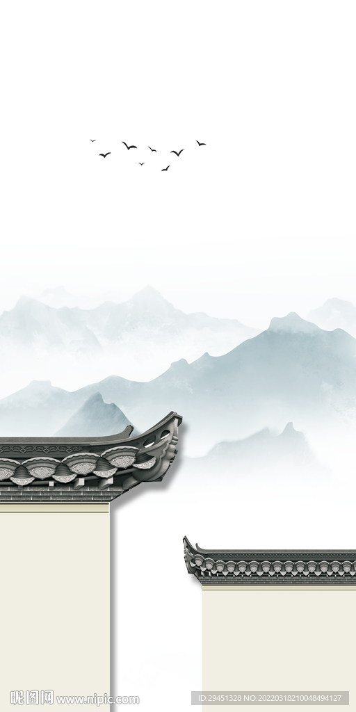 徽派人气高档玄关 TIF分层