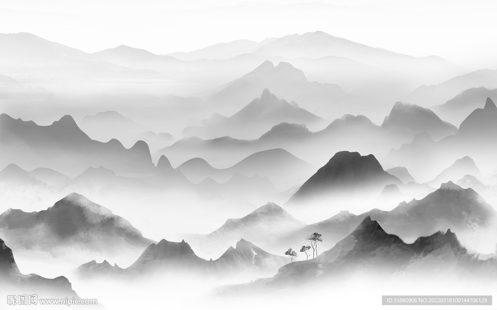 高清 最新背景山水 TIF分层