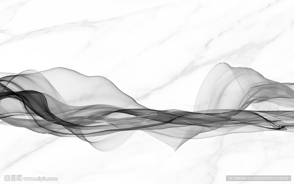 高档 客厅背景山水 TIF分层