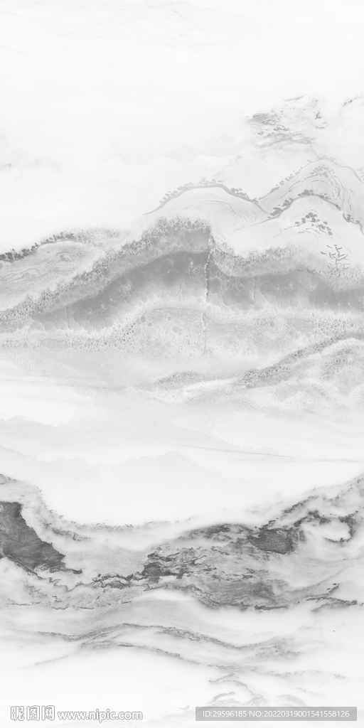 现代 简约玄关山水 tif分层