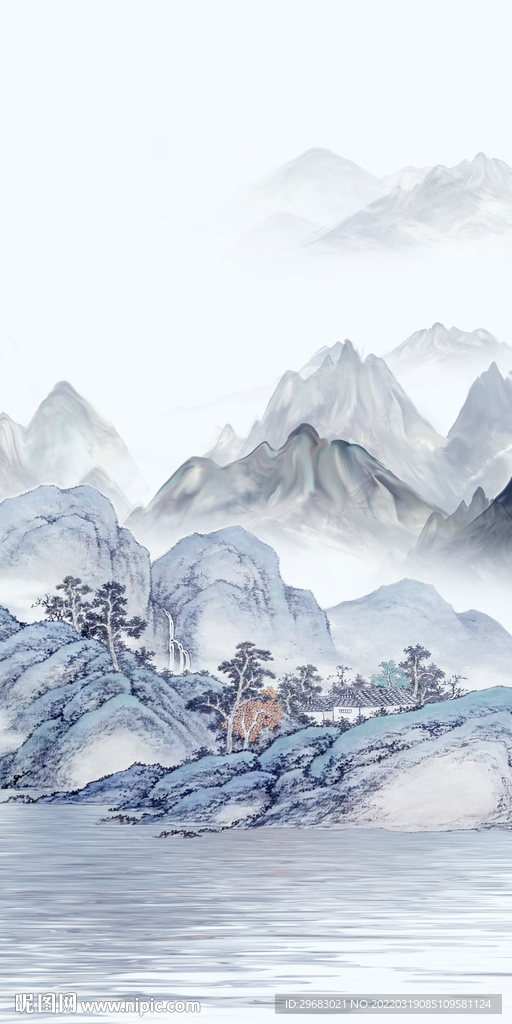 最新大气玄关背景 TIF分层