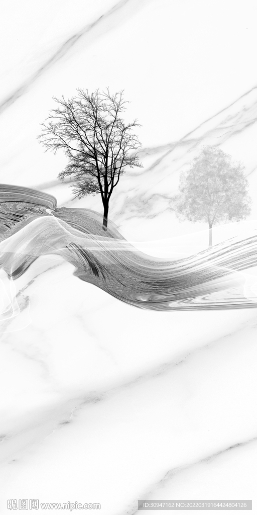 中式最新玄关背景 TIF分层