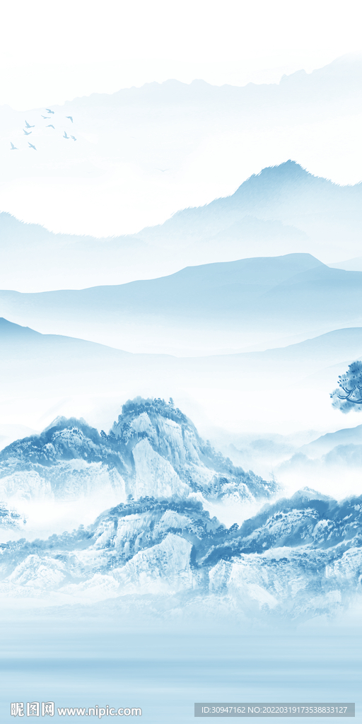 简约高档玄关框画 TIF分层