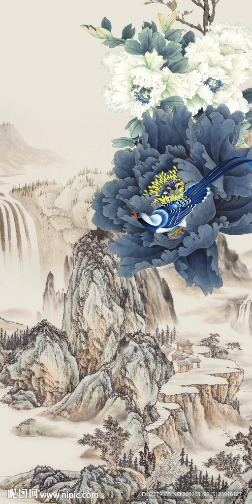 古风高清爆款玄关 TIF分层