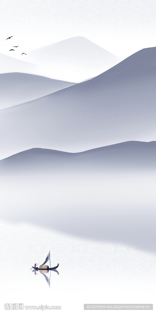 水墨 高清爆款玄关 TIF分层