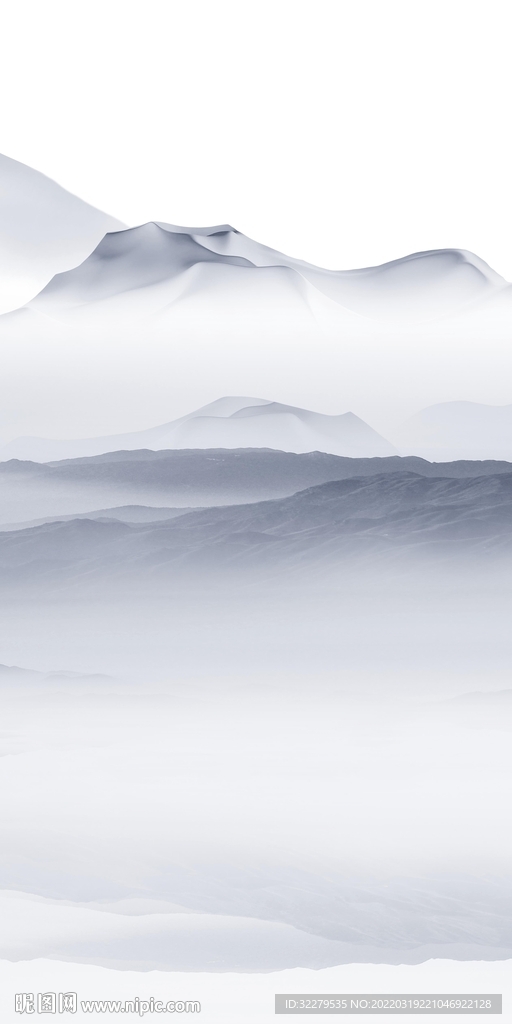 水墨中式别墅玄关 TIF分层