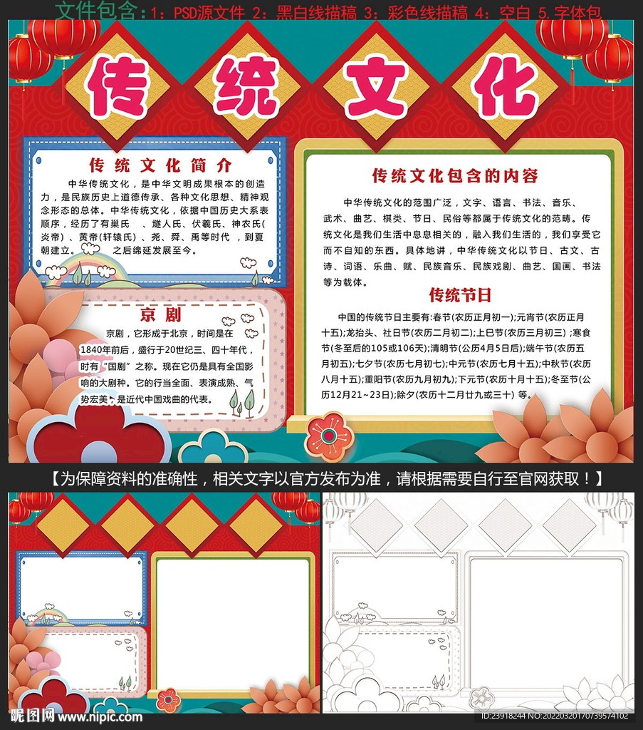 传统文化手抄报