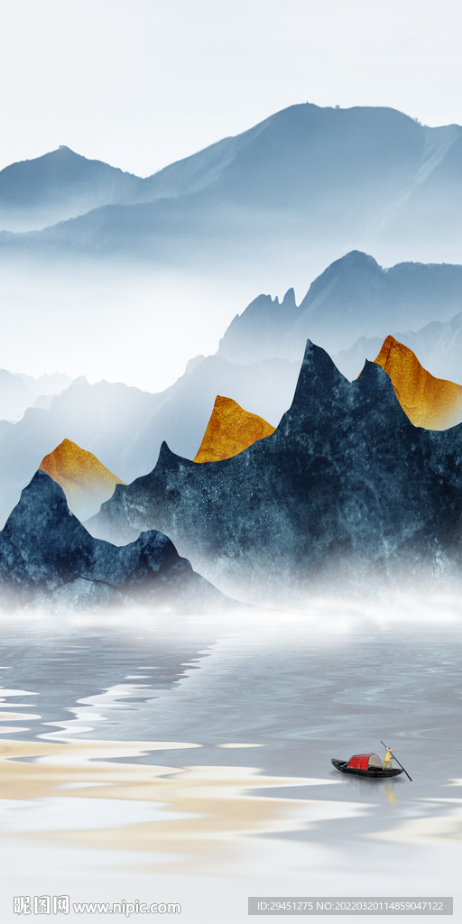 意境高清现代玄关 tif分层