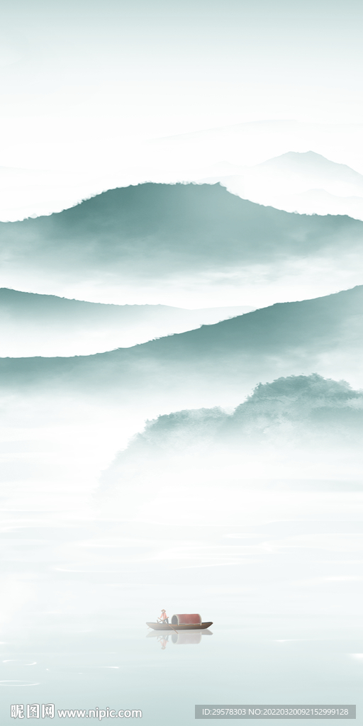 大气 最新山水玄关 TIF分层