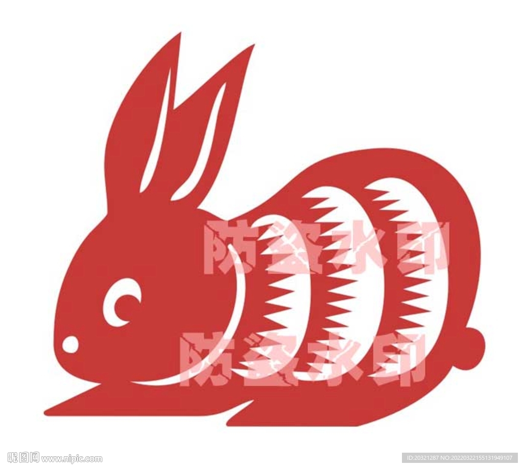 兔年剪纸窗花超精细