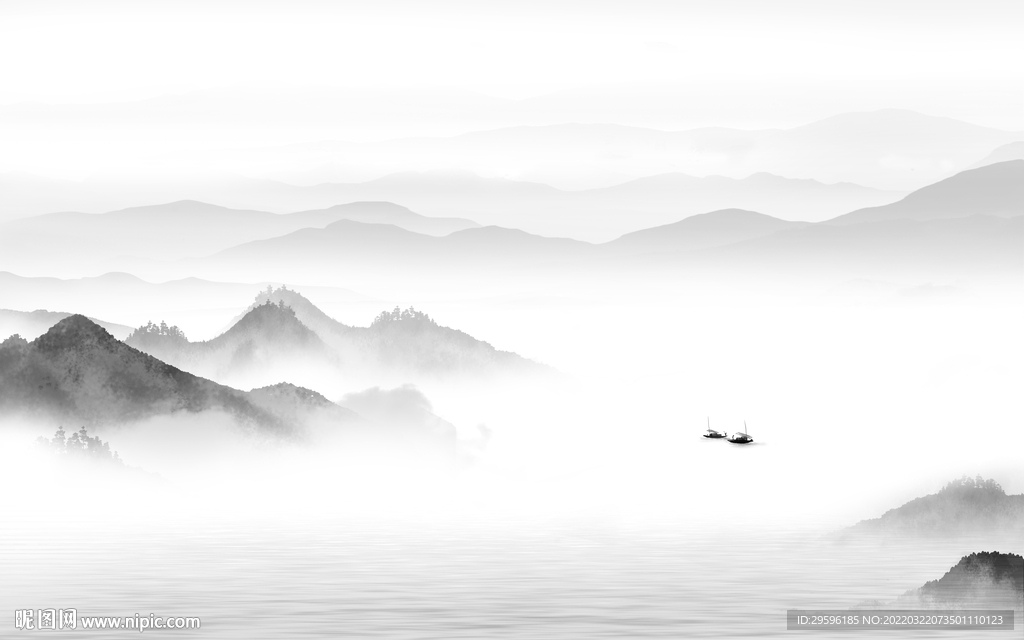 新上架意境新款山水 TIF分层